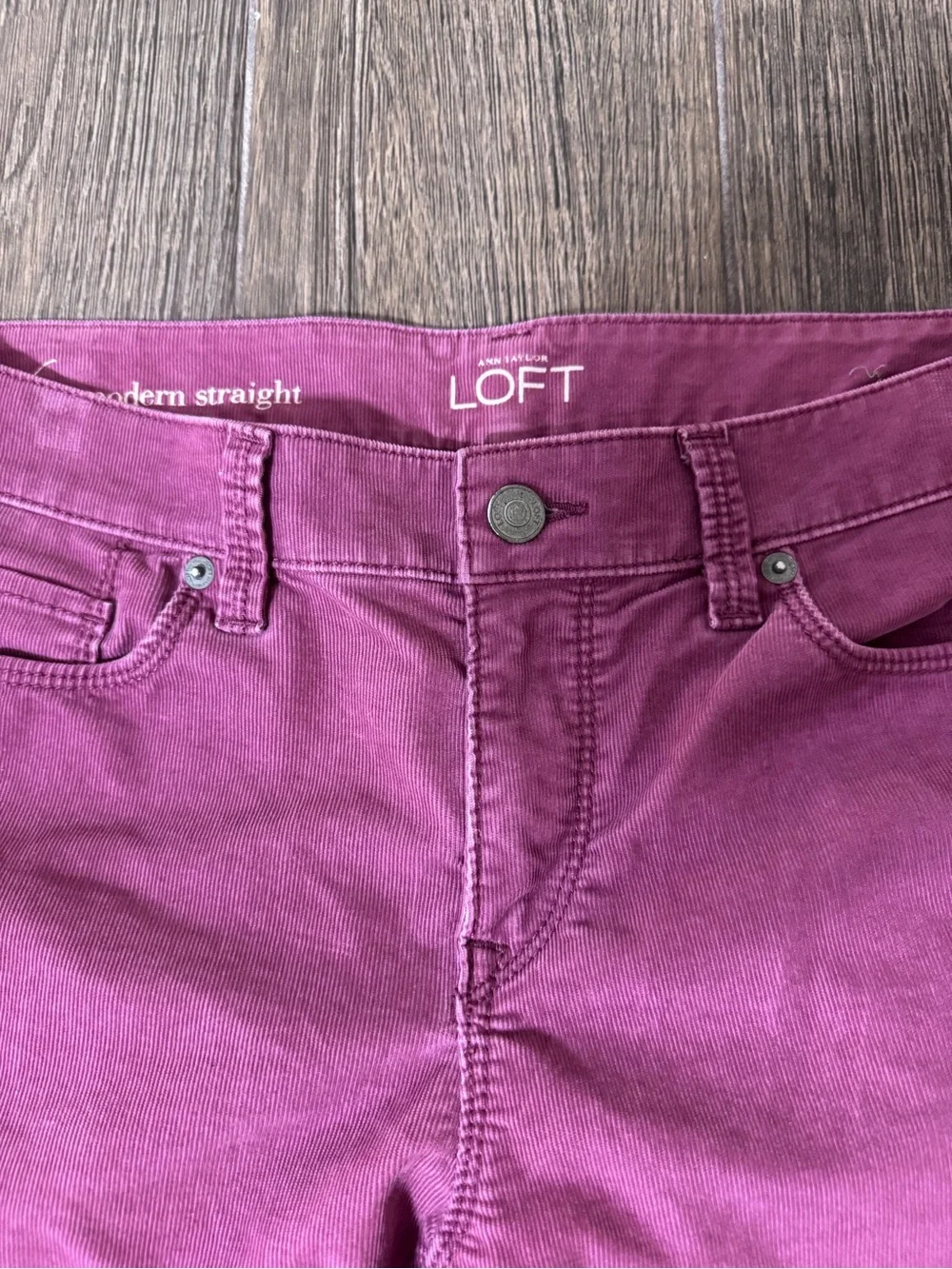 Ann Taylor Loft Size 6/28 Soft Berry Pants